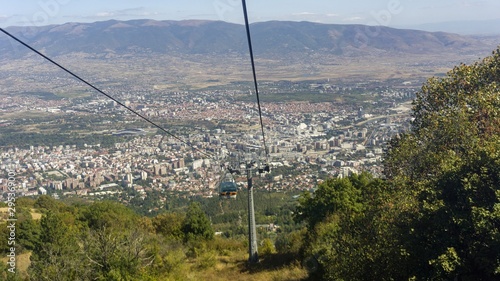 cable car in macedonial capitol skopje