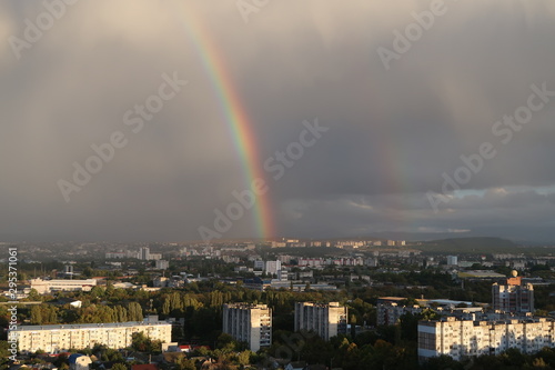 Rainbow after rain over the city © Екатерина Черкасова