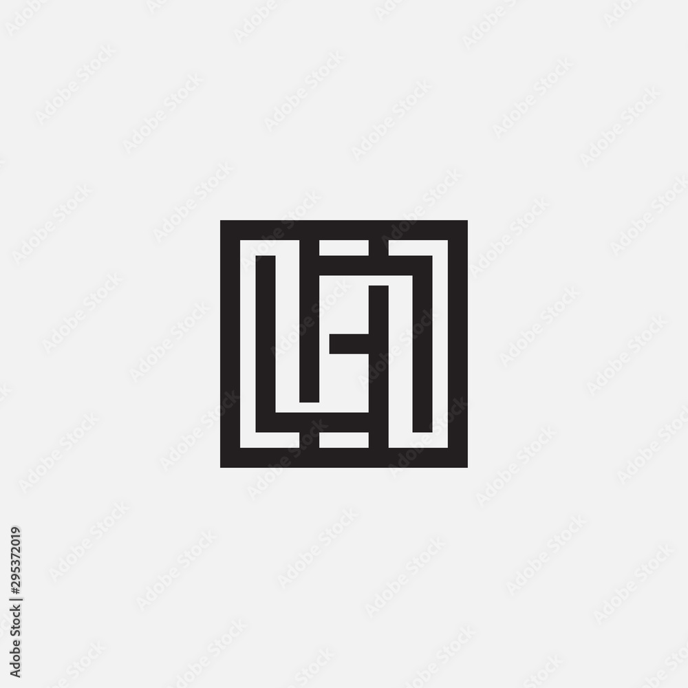 logo design for companies, Inspiration from the initial letters LH logo icon. - Vector logo design for companies, Inspiration from the initial letters LH logo icon. - Vector