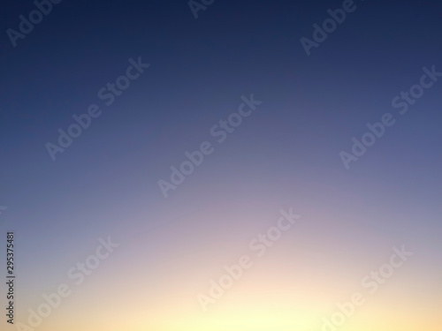 Photo Clear summer sky after sunset as background