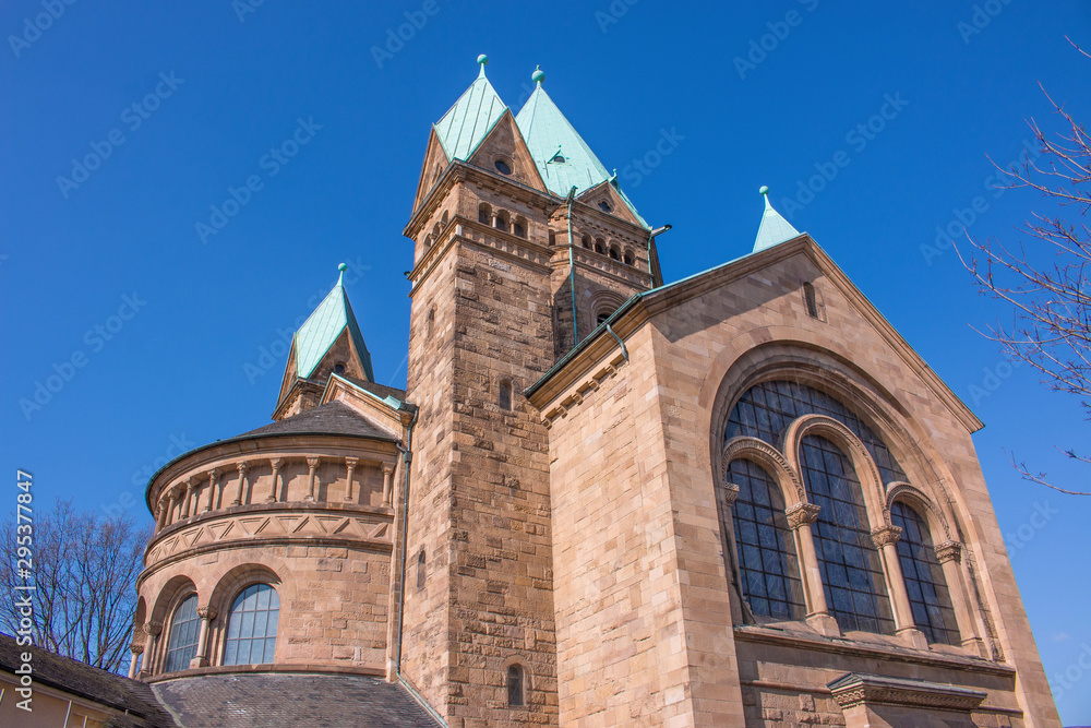 Cruciform Church or Church of the Holy Cross Pempelfort Dusseldorf (Düsseldorf) North Rhine-Westphalia Germany