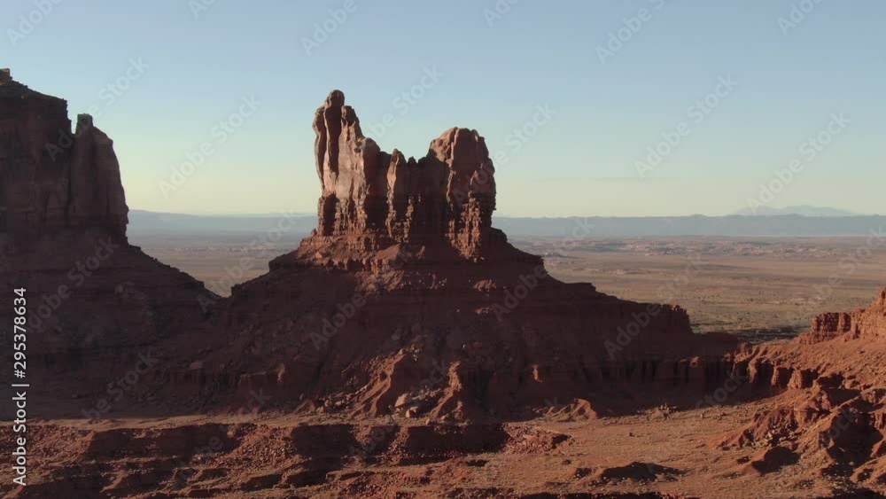 Monument Valley Sitting Hen Butte Aerial Shot Southwest USA 03 Monument Valley Sitting Hen Butte Aerial Shot Southwest USA 03