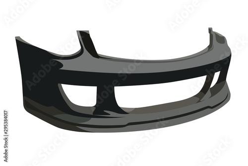 Wallpaper Mural front bumper realistic vector illustration isolated Torontodigital.ca