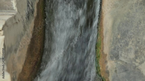 Nizwa, Sultanate of Oman, Middle East. Aflaj Irrigation System in an old omani village, water channels. water supply problems in Central Asia and Africa