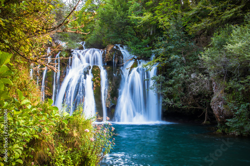 waterfall on Una river in village Martin Brod in Bosnia and Herzegovina © Milan