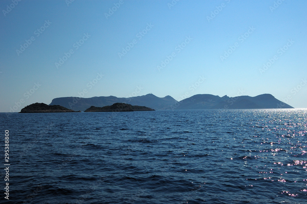 The blue islands of Kaş, Turkey