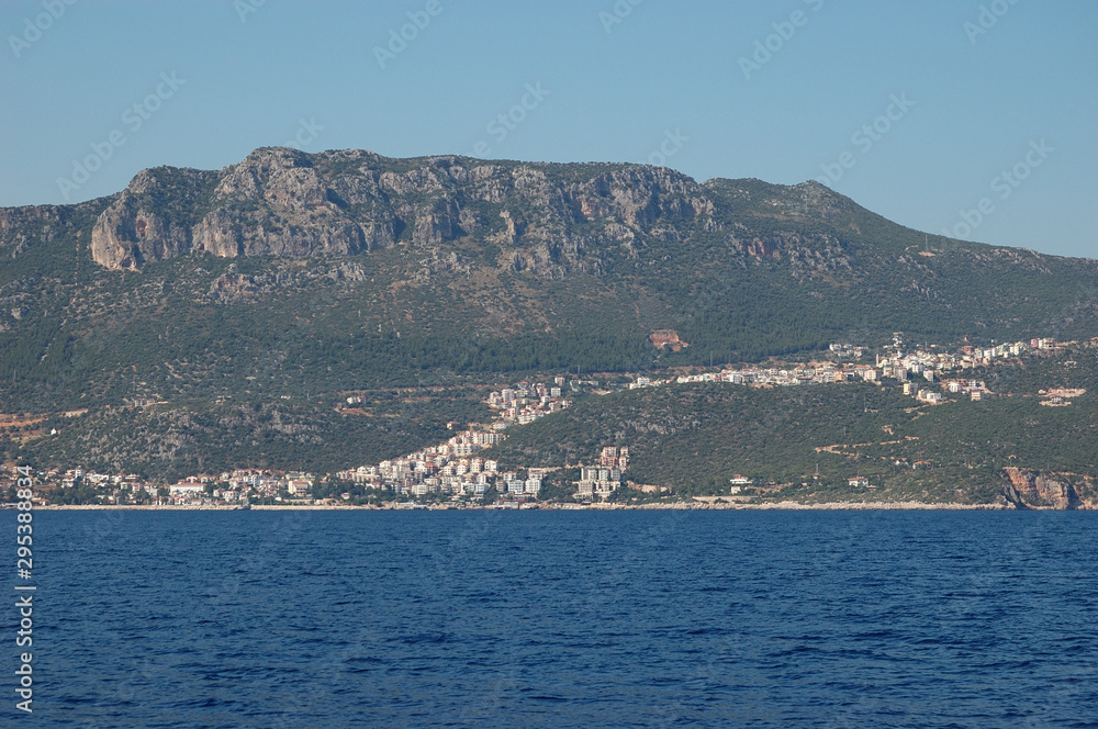 The full view of Kaş, Turkey