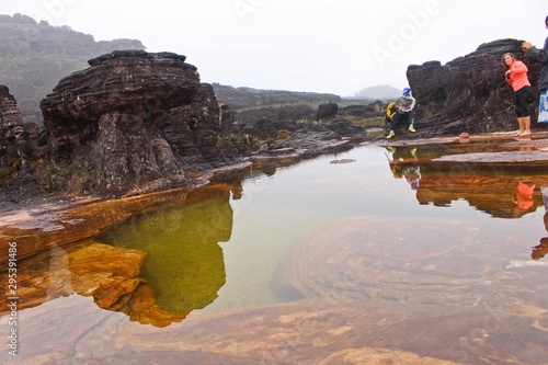 Crystal pools on the top of the Roraima