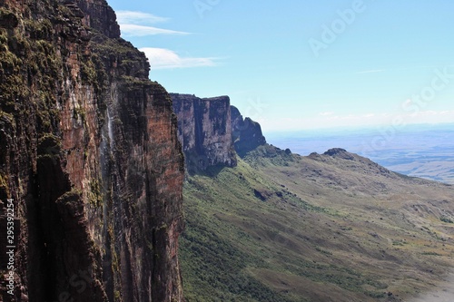 View on the Gran Sabana and Mount Roraima. Venezuela