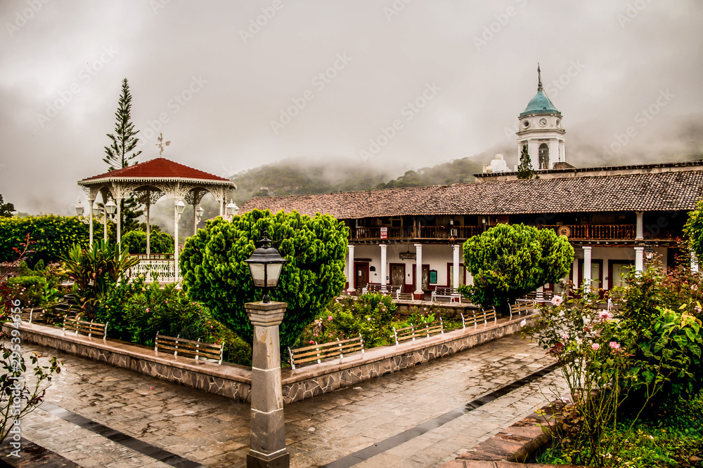 Obraz premium Plaza Central San Sebastian del Oeste Jalisco