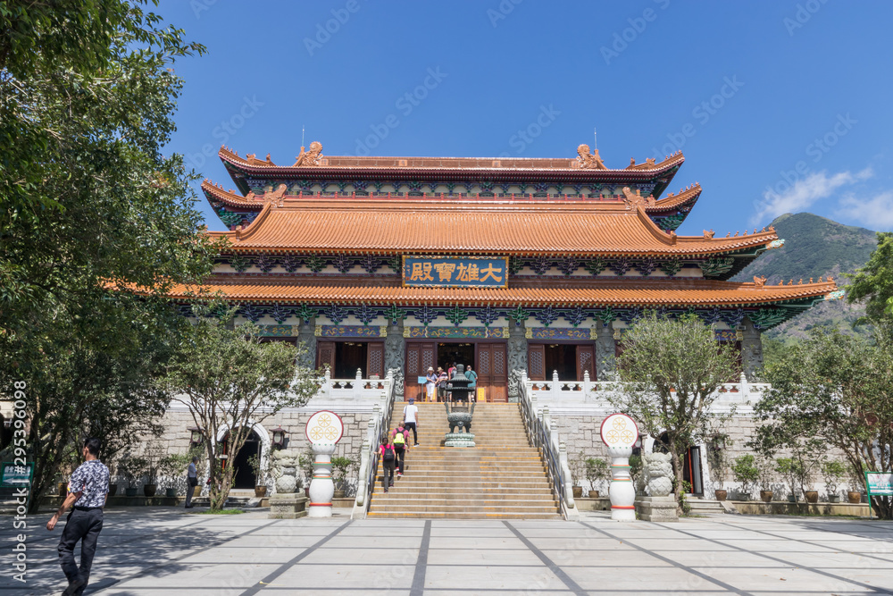 Obraz premium Po Lin Monastery and Big Buddha Hong Kong