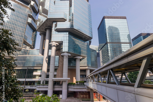 Hong Kong city life and its architecture photo