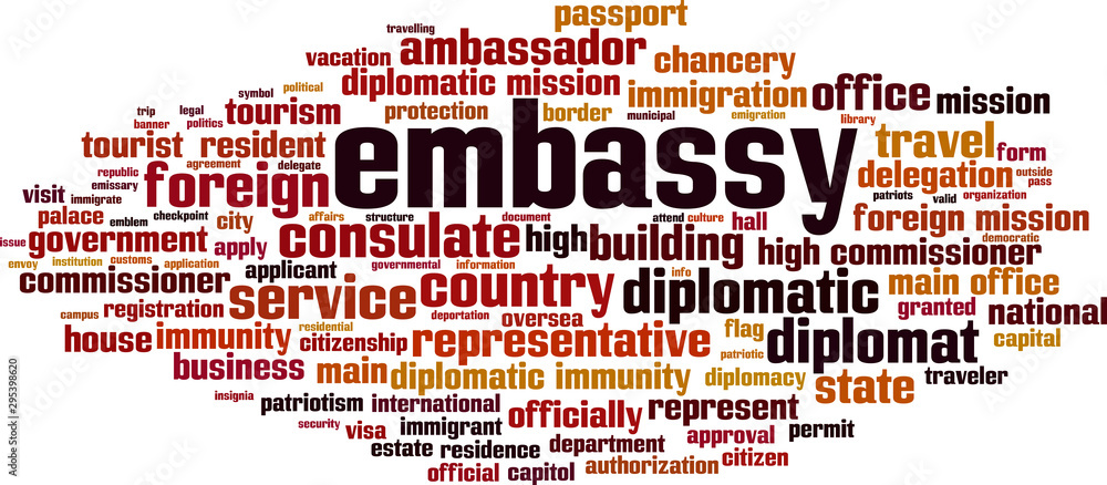 Embassy word cloud