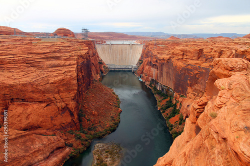 A wall in the river