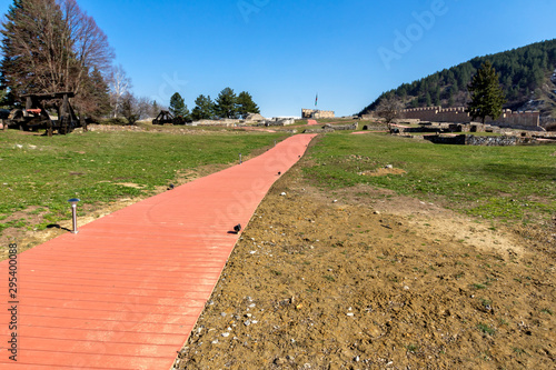 Medieval Krakra fortress near town of Pernik, Bulgaria photo