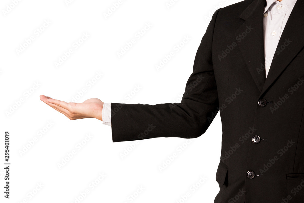 Businessman action isolated on white background Businessman action isolated on white background