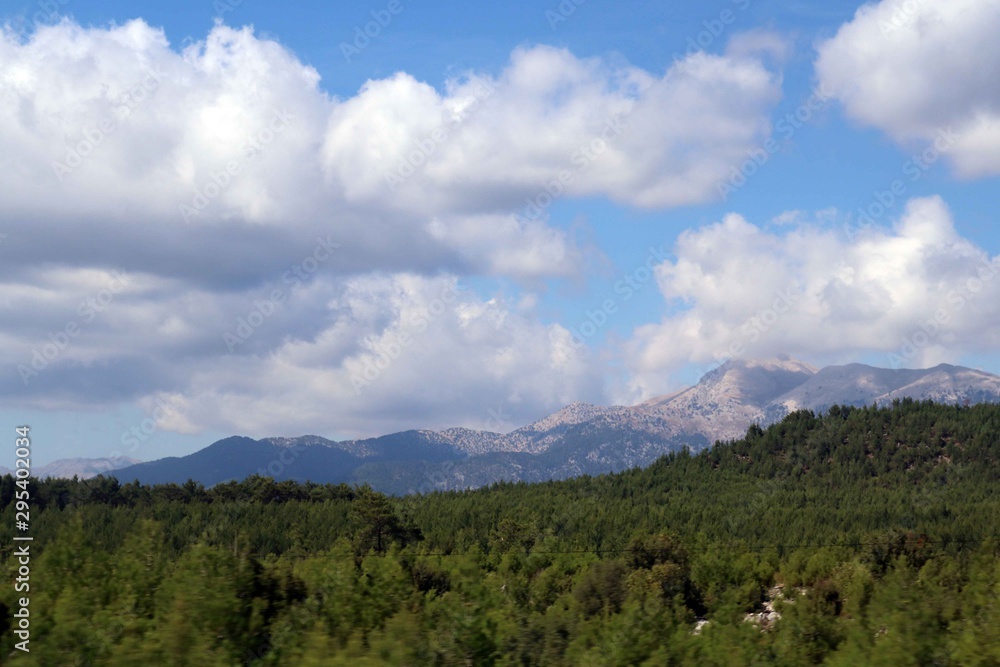 Obraz premium view of mountains