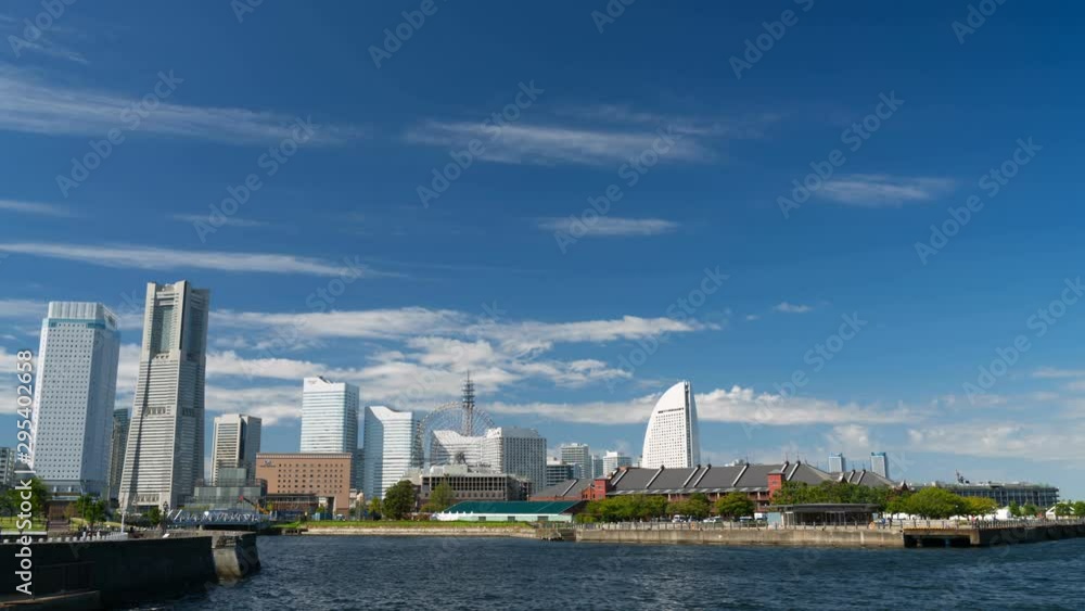 横浜風景 タイムラプス 横浜風景 タイムラプス