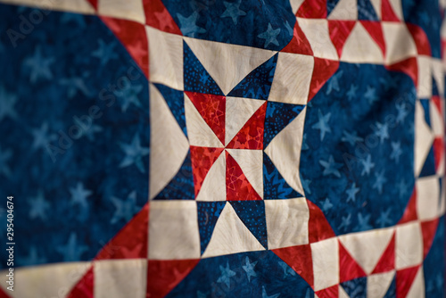 Americana Batik Quilt Top