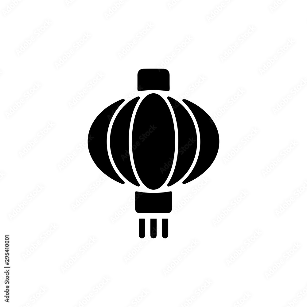 Obraz premium Lampion icon vector