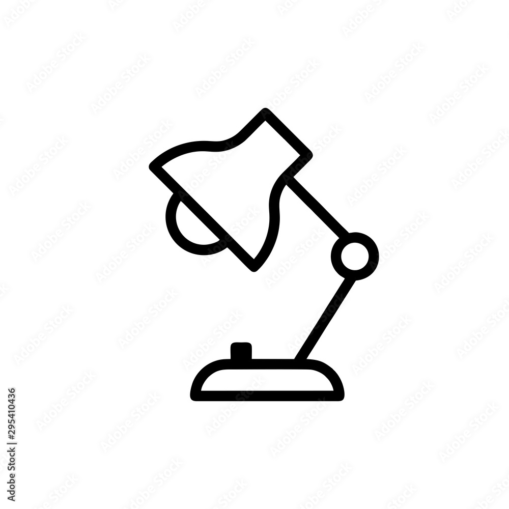 Desk lamp icon Vector Desk lamp icon Vector