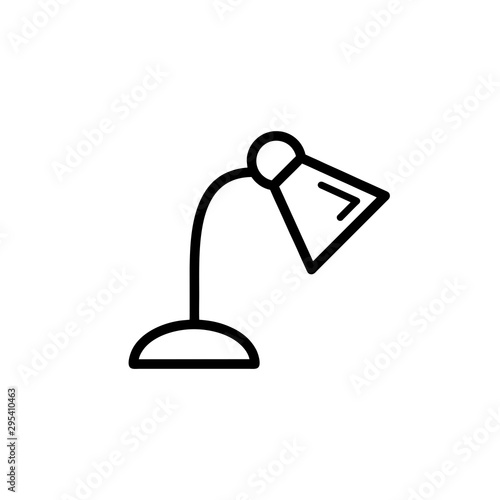 Desk lamp icon Vector