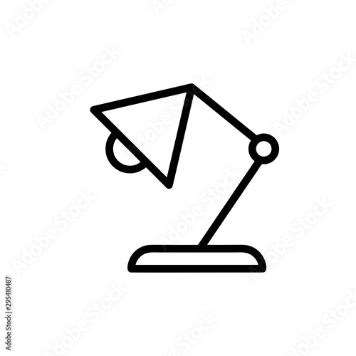 Desk lamp icon Vector