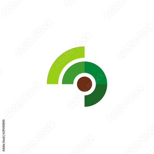 Chameleon Logo Design Vector Isolated On White Background