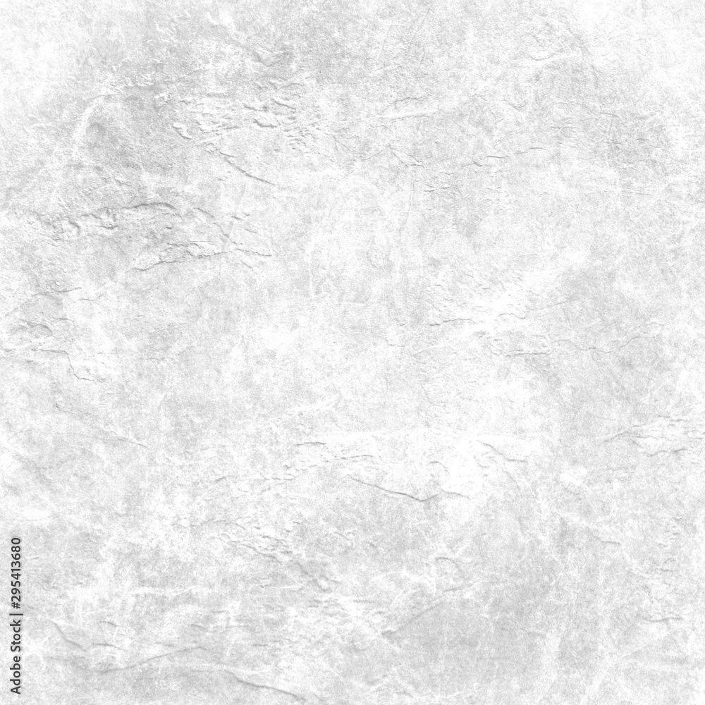 Naklejka premium White background or paper texture background illustration in old vintage grunge design, distressed white plaster wall with cracks