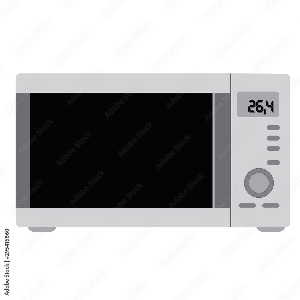 Microwave icon on a white background. Kitchen utensils, cooking equipment Microwave icon on a white background. Kitchen utensils, cooking equipment