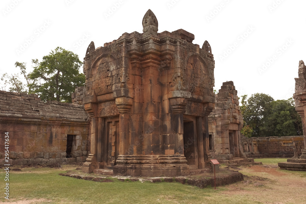 Phanom-rung castle is Khmer architecture art in Khmer civilization period about Buddhist century 15, Buri-ram provinc.