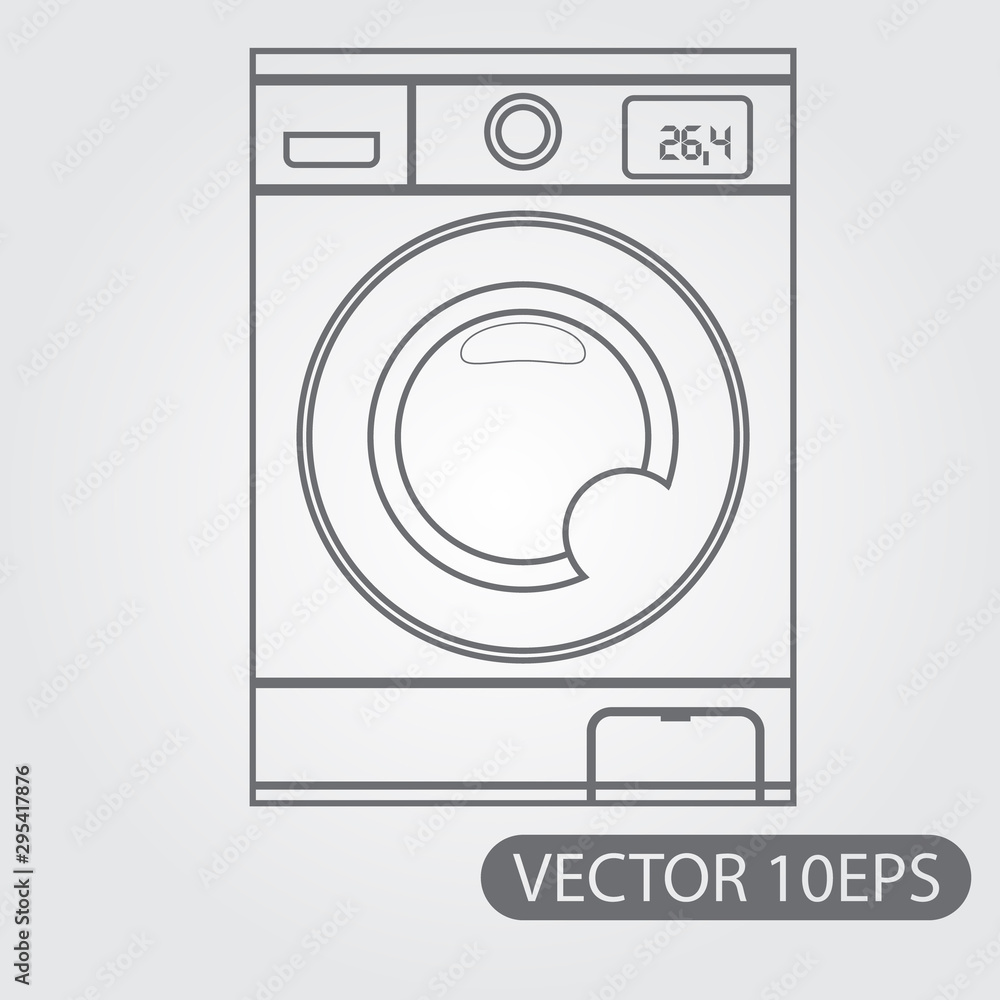 Household Appliances, Washing Machines. Sketch Scratch Color. Royalty Free  SVG, Cliparts, Vectors, and Stock Illustration. Image 184479454.