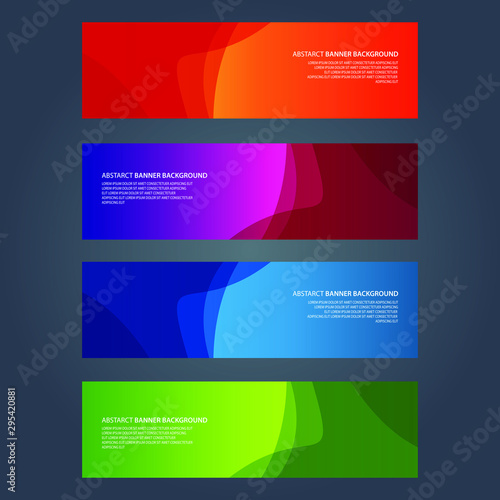 Vector Abstract design banner web template