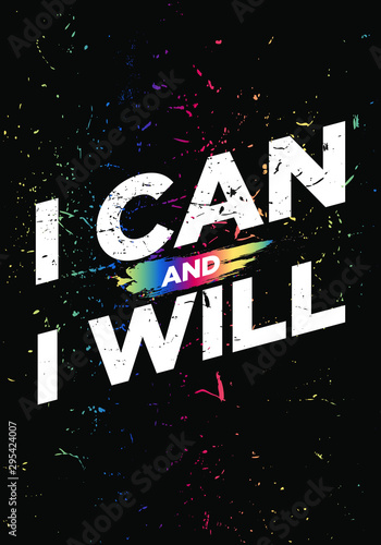 will motivation quotes vector grunge design