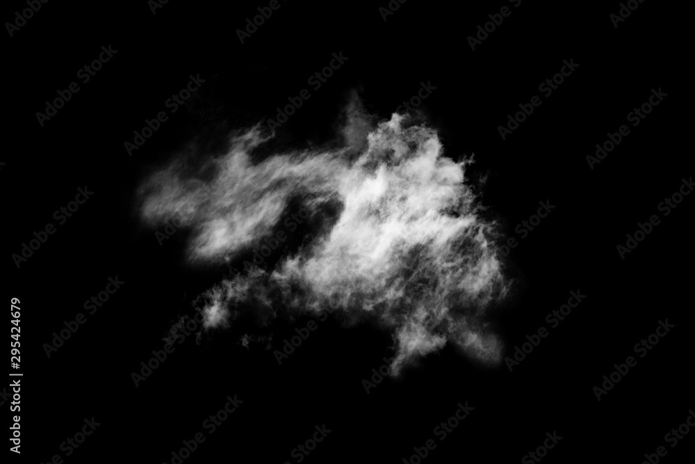 Textured cloud,Abstract black,isolated on black background Textured cloud,Abstract black,isolated on black background