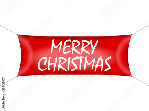 Banner merry Christmas