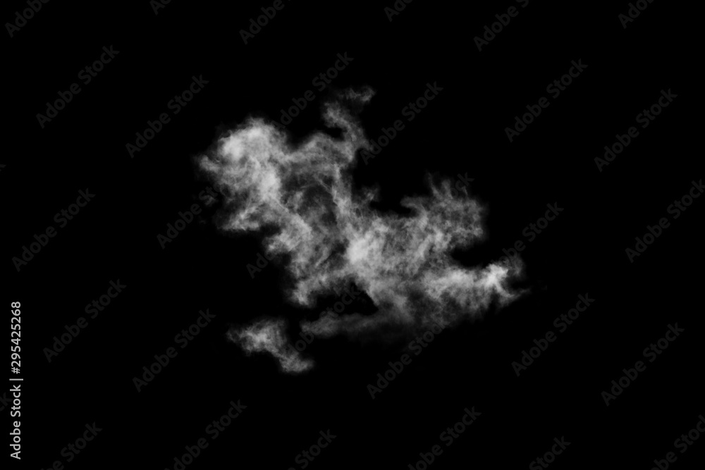 Textured cloud,Abstract black,isolated on black background Textured cloud,Abstract black,isolated on black background