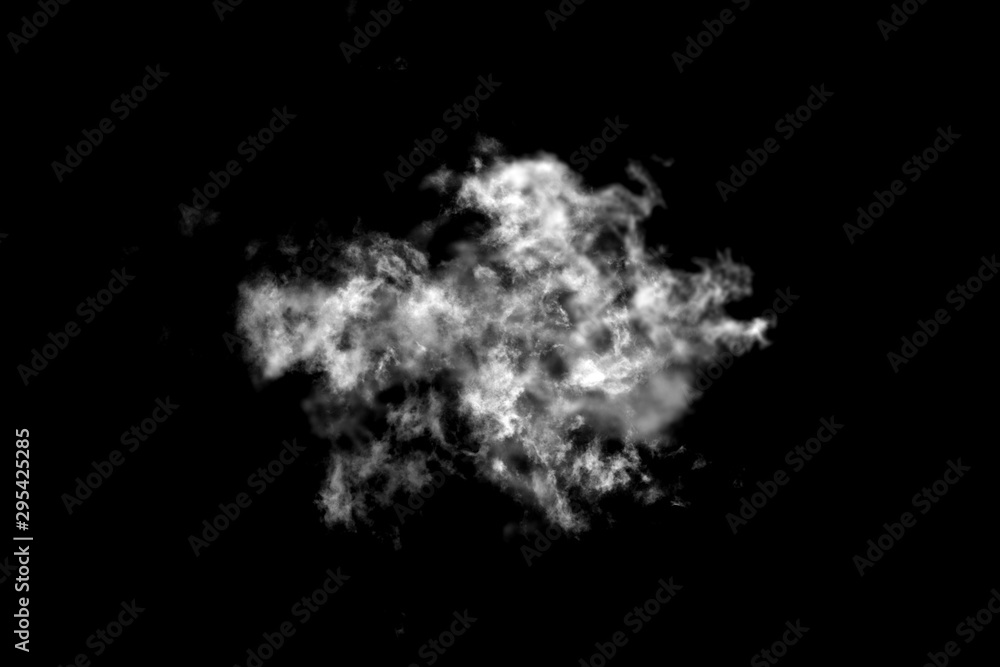 Textured cloud,Abstract black,isolated on black background Textured cloud,Abstract black,isolated on black background