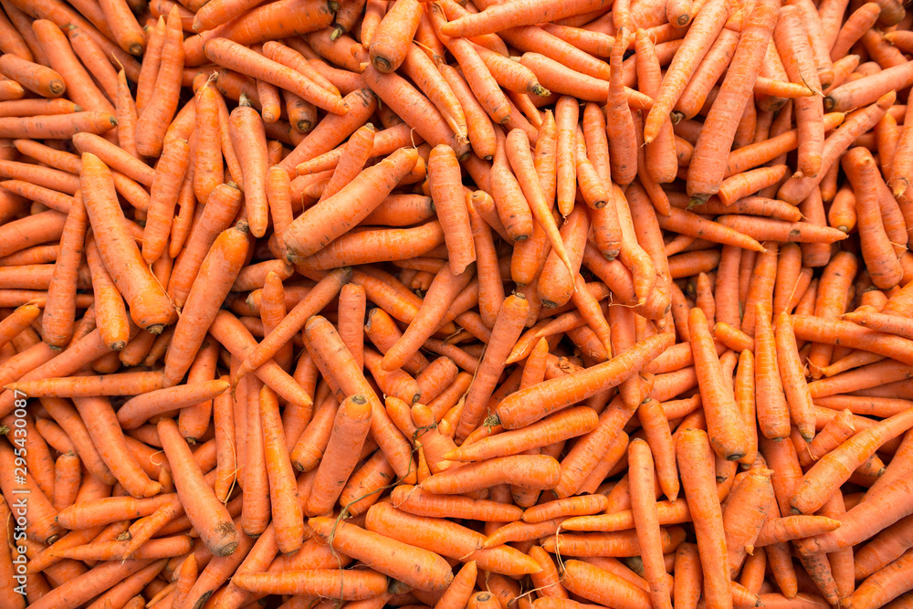 Top view of pile of carrots. Background concept. Fresh organic raw food. Top view of pile of carrots. Background concept. Fresh organic raw food.