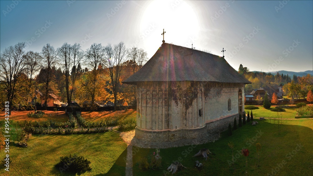 Naklejka premium Humor Monastery - Romania