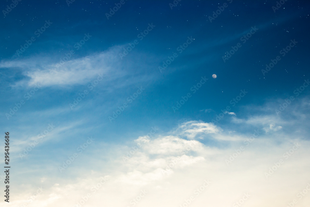blue sky with clouds