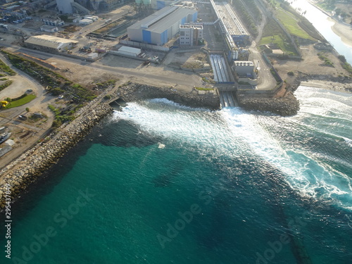 Aerial views of the Israel Electric Power Plant