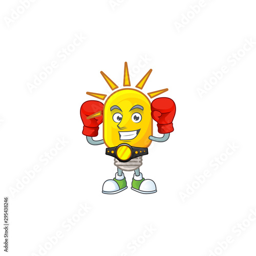Boxing lamp for light in the home.