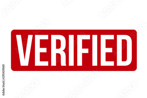 Verified Rubber Stamp. Verified Stamp Seal – Vector