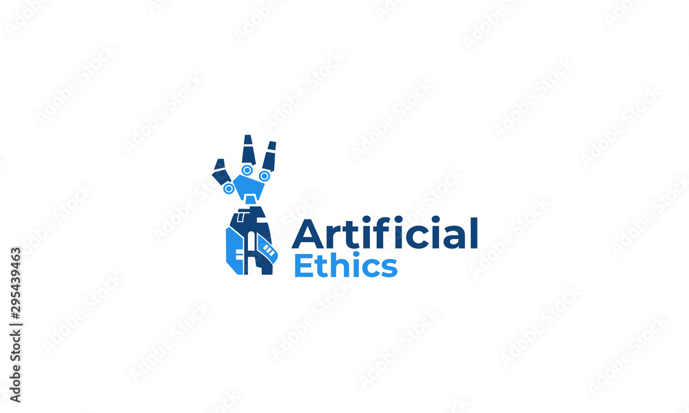 robot hand logo design robot hand logo design