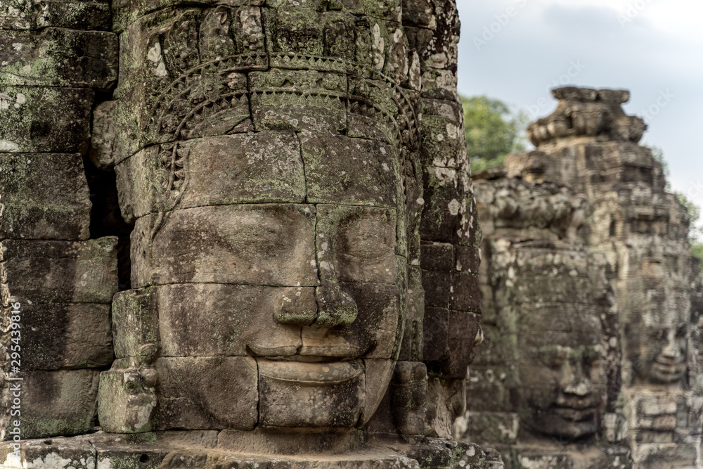 The enigmatic smile of the Bayon, Siem Reap, Cambodia The enigmatic smile of the Bayon, Siem Reap, Cambodia