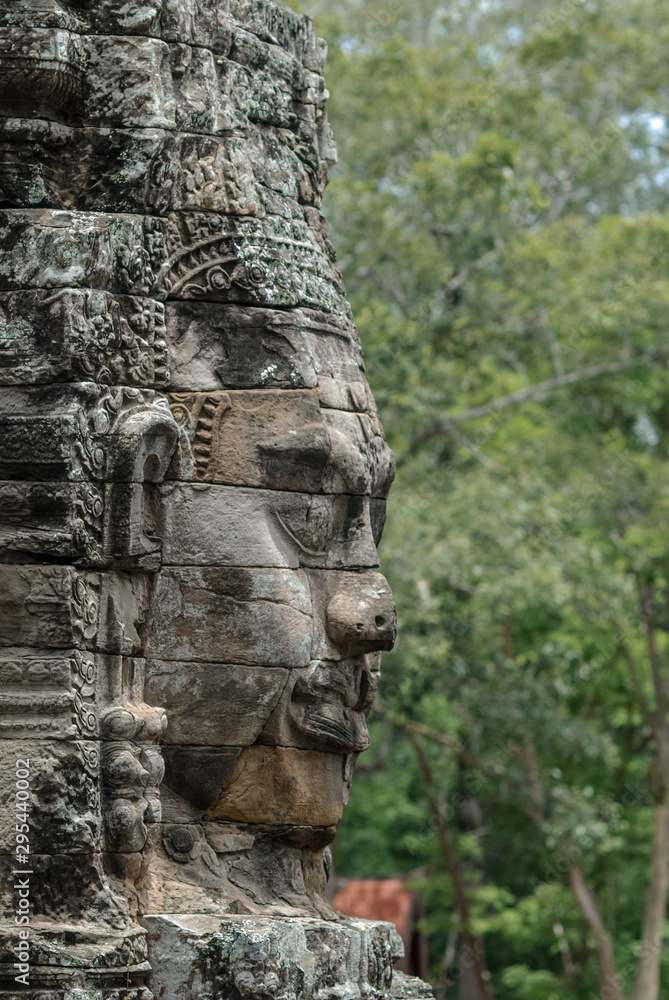 The enigmatic smile of the Bayon, Siem Reap, Cambodia The enigmatic smile of the Bayon, Siem Reap, Cambodia