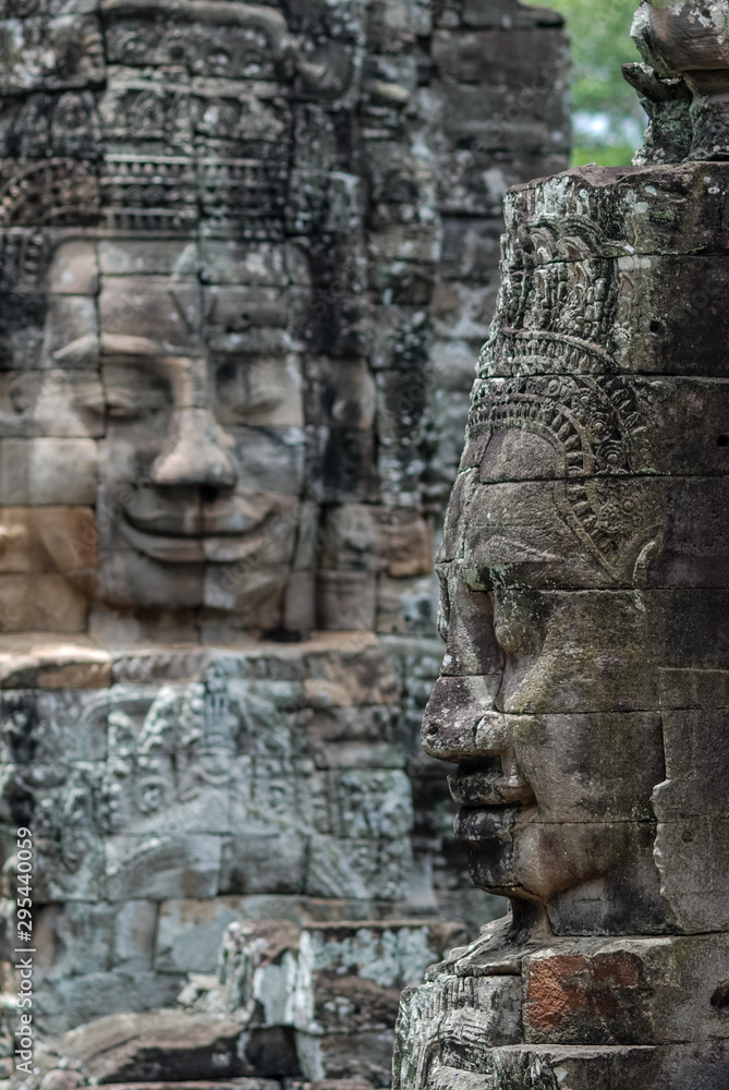 The enigmatic smile of the Bayon, Siem Reap, Cambodia The enigmatic smile of the Bayon, Siem Reap, Cambodia