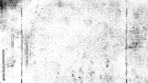 Vintage scratched grunge overlays on isolated white background for copyspace. Old film effect overlays