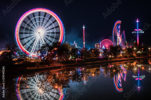 Ferris Wheel at Volksfest, Cannstatter Wasen, Stuttgart Germany